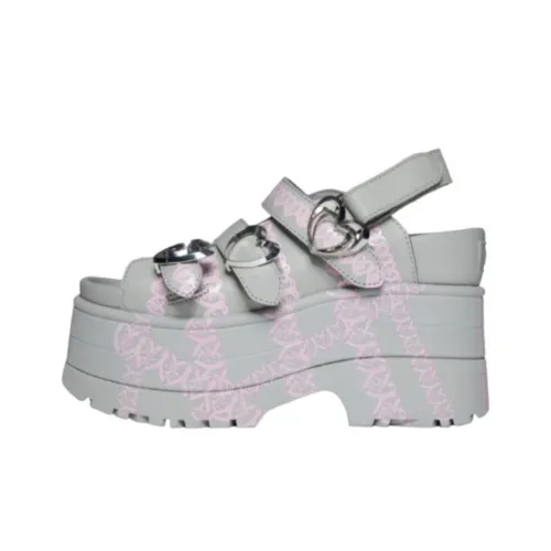 UGG Сандалии в римском стиле, серые, женские