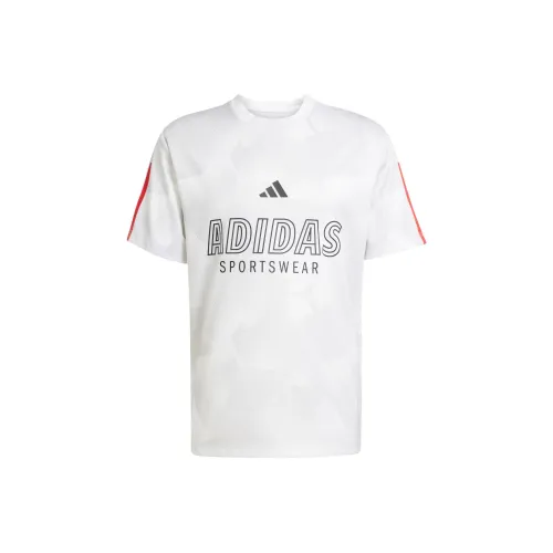 Adidas Tiro NATIONS PACKСпортивная одежда House OF T Рубашка Унисекс Белый Ярко-красный Многоцветный