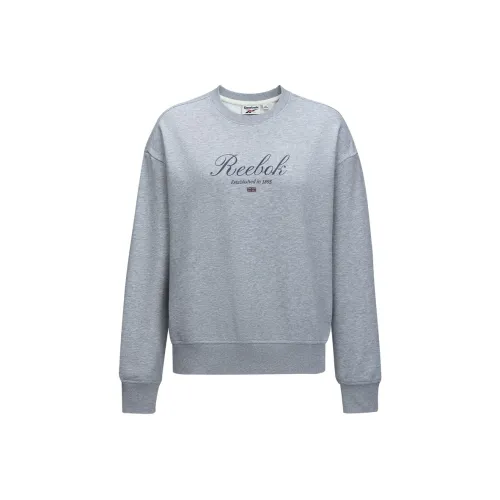Reebok совместный свитшот женский светло-серый