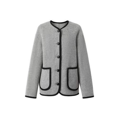 JZ Juzui Куртка Женская Средняя Серая