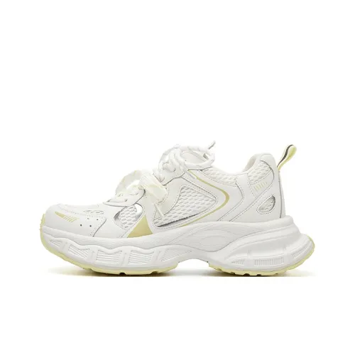 Jin Baichuan Low Топ Толстая подошва Кроссовки Женские