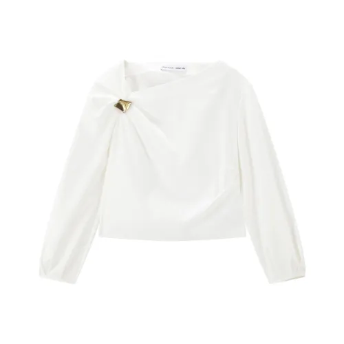 PEACEBIRD Белые Женские Рубашки