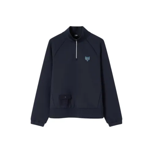 Свитшот Karl Lagerfeld женский королевский синий