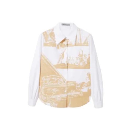 XIRAN Белые Женские Рубашки