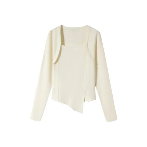 SHIRAN Трикотаж Женский Кремовый Бежевый