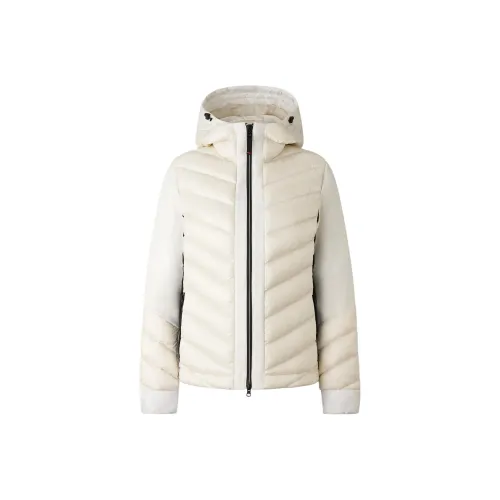 BOGNER FW24 Down Jacket Women's Gray White BOGNER FW24 Пуховик Женский Серый Белый