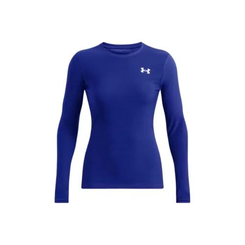 Under Armour HeatGear OG Compression Shirt Women's Blue Утершка Under Armour HeatGear OG Compression Женская Синие