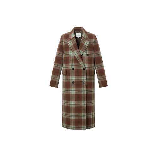 HAZZYS Светлый хаки Женское пальто