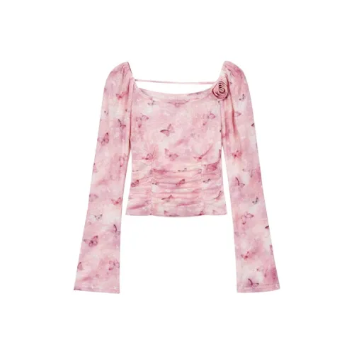 Лето будет после ужина. Трикотаж женский розовый