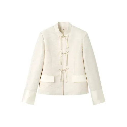 INTERPHASE Куртки Пальто Женские Экрю