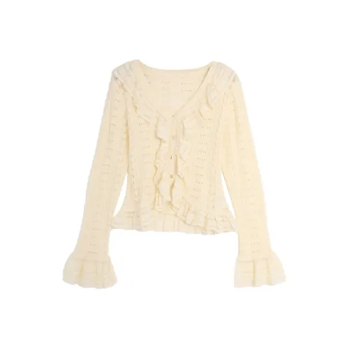 SETIROM Экрю Женская Трикотажная