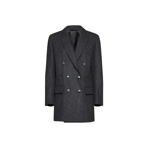 ISABEL MARANT Серое Женское Пальто