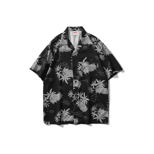 BEAR UNION Черная унисекс рубашка