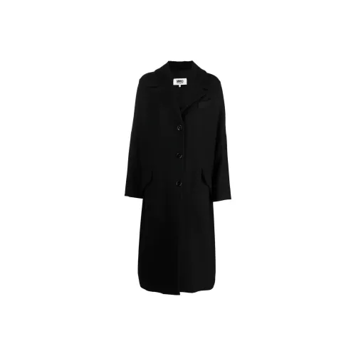 MM6 Maison Margiela Черное Женское Пальто