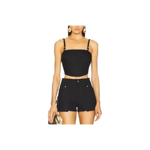 CULT GAIA Топ на бретелях Женский Черный