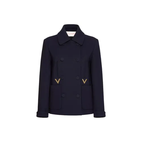 Valentino Куртки и Пальто Женские Морской Синий