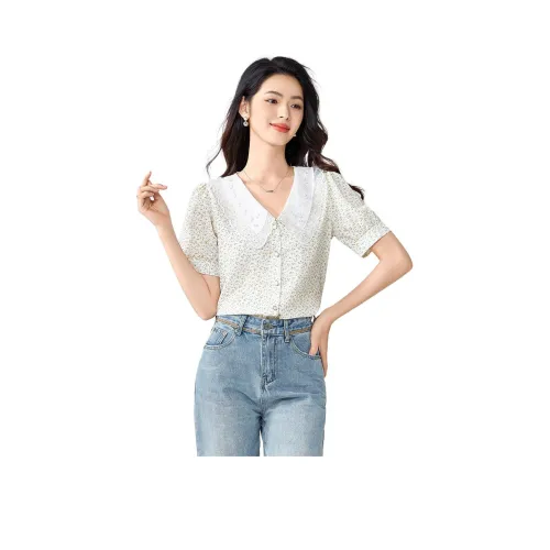 Love Elaine Рубашка Женская Маленькая Желтая Flowers