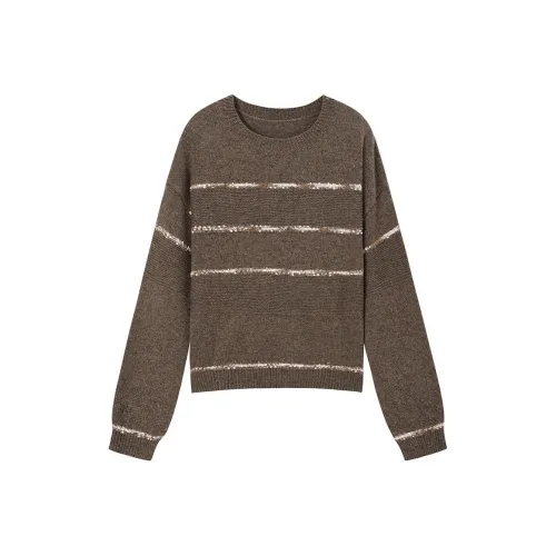 Fragment Трикотаж Женский Темный Кофейный