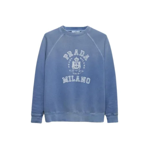 PRADA SS25 Толстовка Женская Темно-фиолетовый Синий