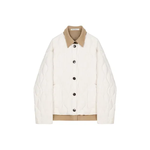 VEGA CHANG Пуховик Женский Айвори Белый