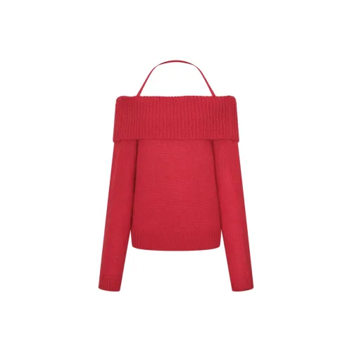 URBAN REVIVO Трикотаж Женский Вермиллион