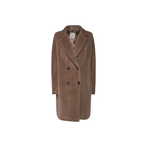'S MAX MARA FW23 Пальто Женское Коричневое