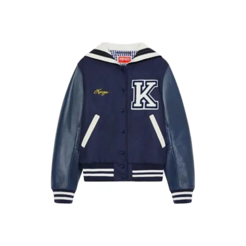 KENZO Женские куртки полуночного синего цвета