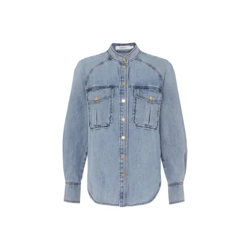 Zimmermann Синие Женские Рубашки