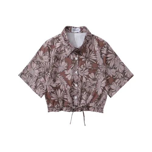 BEAR UNION Рубашка Женская Кофейного цвета