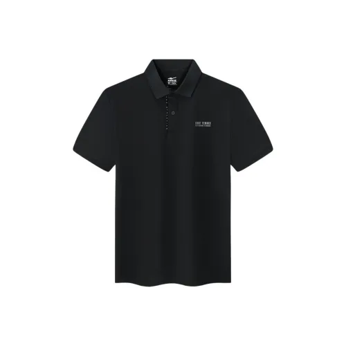 Erke Tennis Series Поло Мужское Глубокий Черный