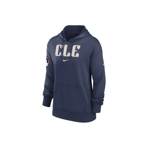 nike Dri Fit MLB Пуловер Толстовка Толстовка Женские Морской синий