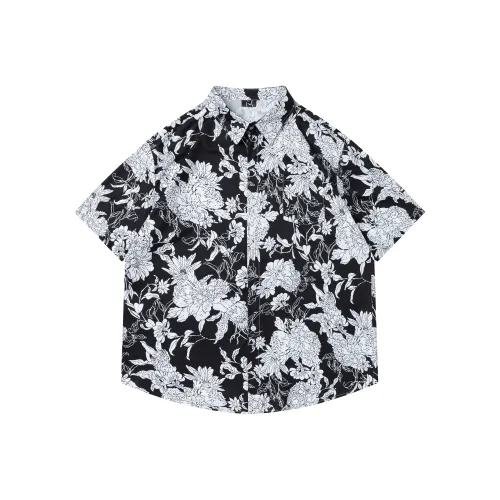 BEAR UNION Рубашка Женская Черная Белая