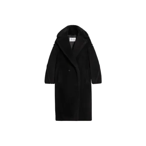 MaxMara Teddy Series Пальто Женское Черное