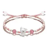 Милый браслет с щенком (розовый)