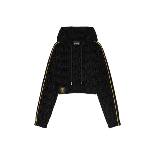 VERSACE FW24 Толстовка Женская Черная