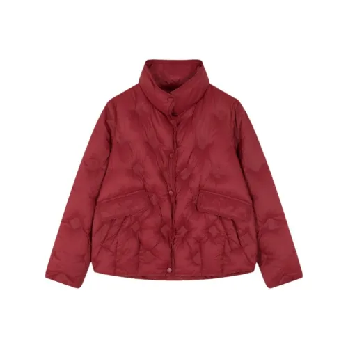 Mo Han Yi Mei Пуховик Женские Красный