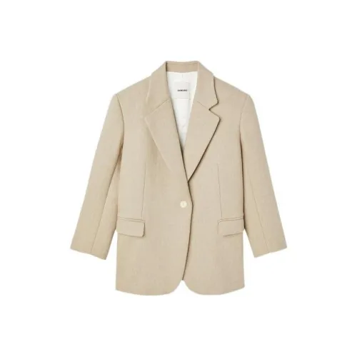 SANDRO Тауповые Женские Офисные костюмы