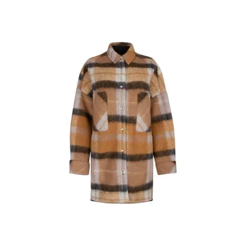 IRO NIGHT Коричневый Женское Пальто