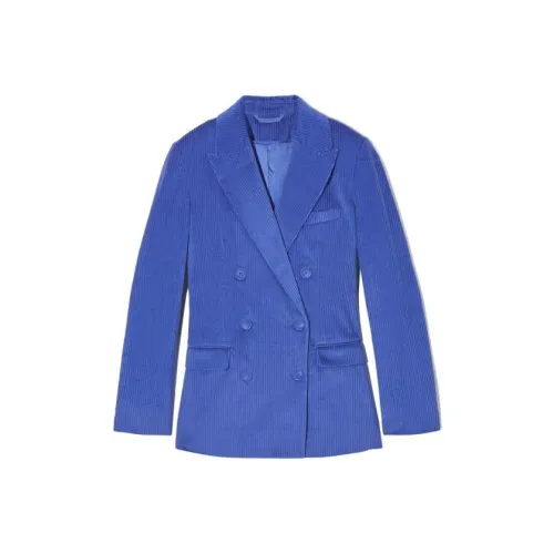 COS Синий Женские Офисные Костюмы