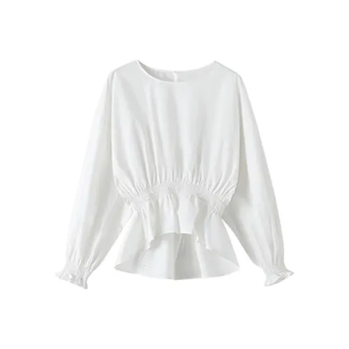 LUYOUYE Белые Женские Рубашки