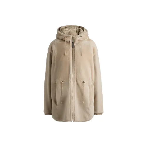 Hugo Boss FW24 Down Jacket Women's Light Brown