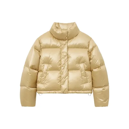 Marithe Francois Girbaud FW24 Down Jacket Women's Light Yellow