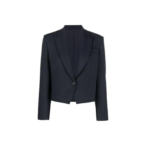 BRUNELLO CUCINELLI SS23 Бизнес-костюм Пальто Женское Полуночный Синий