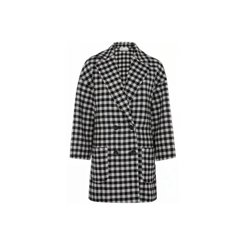 RED VALENTINO Черное Женское Пальто