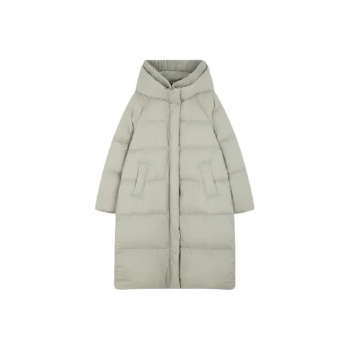 IHIMI Пуховик Женский Горох Зеленый