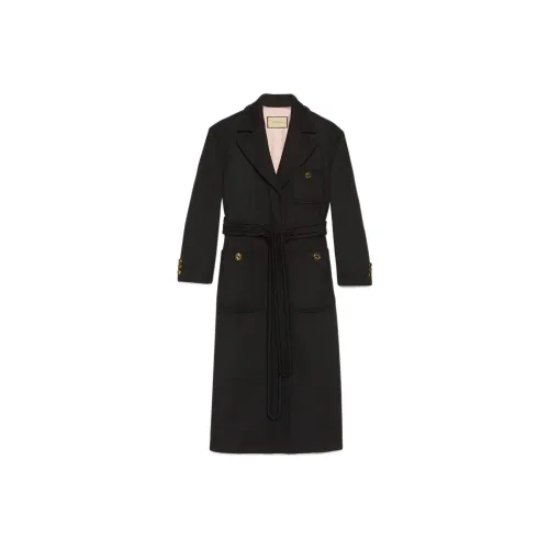 GUCCI Черное Женское Пальто