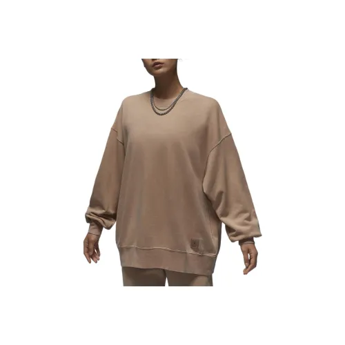 Jordan Flight Fleece Толстовка Женская Коричневая