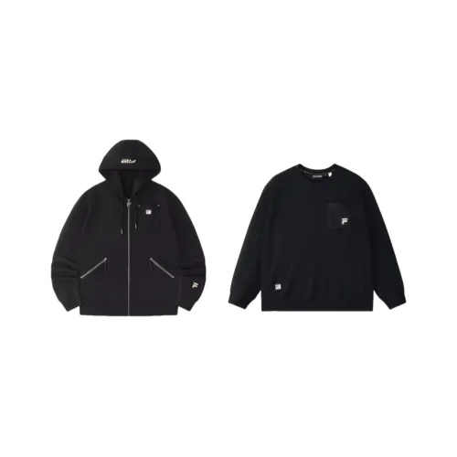 FILA FUSION Повседневная спортивная одежда Унисекс Черный