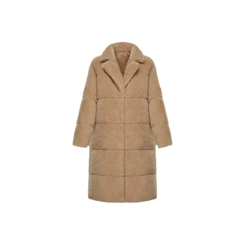 Moncler Бежевый Женский Пальто