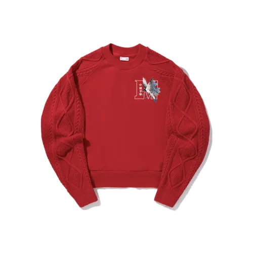 LINING x MEDM Толстовка Женская Самба Красный